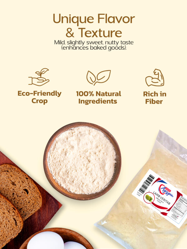 Bread Fruit Flour, Lamb Veritab, 100% Ayisyen Brand, 3 x 24 oz Satchets Per Case - Image 4